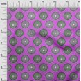 thumbnail image 3 of oneOone Velvet Purple Fabric Asian Block Craft Project Decor Fabric Printed by The Yard 58 Inche Wide-6803, 3 of 4