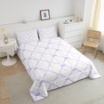 thumbnail image 4 of Erosebridal Kawaii Bowknot Bedding Twin Comforter Set,Rown Stripes Down Comforter,Bow Bedroom Decor,Reversible,Lightweight,2-Piece, 4 of 7