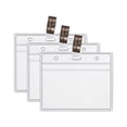 thumbnail image 1 of BMYJ Étui de Protection pour Carte de Santé en PVC Imperméable 10 Pcs, Porte-Badge d'Identité Souple pour Cartes d'Assurance Médicale, Protège-Couvercle de Carte Flexible et Transparent avec Conception de Couture Durable, 1 of 2