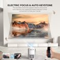 thumbnail image 3 of [Ultra Low Noise & Lens Cap-Dustproof] Mini Projector With WiFi And Bluetooth ONOAYO GivingYou AY2Pro Portable Projector 550 ANSI Electric Focus & Auto Keystone Outdoor Projector For Phone/Laptop, 3 of 5