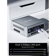 thumbnail image 3 of MINISFORUM Venus Series NAB9 Mini PC de Bureau Barebone, Intel Core i9-12900HK, 3 of 8