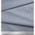 thumbnail image 2 of Soimoi Poly Georgette Fabric Geometric Small Printed Craft Fabric by The Yard 42 Inch Wide, 2 of 3