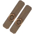 thumbnail image 2 of Door Handle, Wear-Resistant Retro Style Design Bronze  Sturdy Antique Drawer Handles, Made With Exquisite Craftsmanship For Home Cabinets 16cm,10cm, 2 of 8