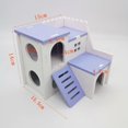 thumbnail image 4 of Small Animal Hideout PVC Hamster House Breathable Stable Cage Toy, 4 of 5