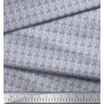 thumbnail image 2 of Soimoi Rayon Fabric Stencil Floral Print Sewing Fabric Yard 42 Inch Wide, 2 of 3