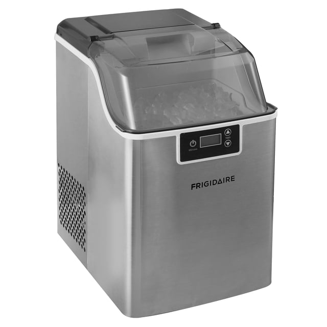 Frigidaire Chewable Nugget Ice Maker, 44 lb Capacity, Stainless Steel