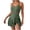 Army Green, variant on Cameland Tankini Bathing Suits for Women Tummy Control Swimdress with Bikini Bottom One Piece Swimsuits Swim Dress Skirt