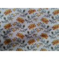 thumbnail image 4 of oneOone Cotton Poplin Fabric Leaves & Floral Block Print Fabric BTY 56 Inch Wide, 4 of 4