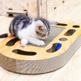 thumbnail image 2 of Poteau à Griffer pour Chat en Papier Ondulé Jouet à Griffer Interactif pour Chat Tapis à Griffer pour Chat, 2 of 9