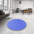 thumbnail image 4 of Ahgly Company Machine Washable Indoor Rectangle Transitional Sky Blue Area Rugs, 2' x 3', 4 of 7