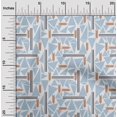 thumbnail image 1 of oneOone Cotton Poplin Fabric Triangle & Line Geometric Print Fabric By Yard 56 Inch Wide, 1 of 4