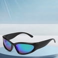 thumbnail image 3 of Wrap Around Sport Sunglasses for Men and Women with Futuristic Shield Design, 3 of 3