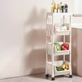 thumbnail image 3 of Kitchen Storage Trolley - 4-Tier Cart for Kitchen/Bedroom/Bathroom - Versatile & Easy to Clean, 3 of 6
