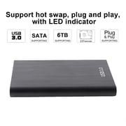 USB 3.0 to USB2.0 SSD Case, External Portable Professional SSD Case Hard Drive Enclosure Hard Drive Case for Men Women for 2.5 Inch 7-9.5MMHDD and SSD Laptop Hard Drive