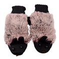 thumbnail image 2 of XZNGL Cartoon Hedgehog Wool Double Layer Thermal Insulation with Finger Weave Gloves, 2 of 7