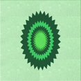 thumbnail image 1 of Ahgly Tapis d'Intérieur Lavable en Machine Carré Vert Clair, 6 Pieds Carré, 1 of 7