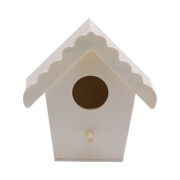 KAKOWELY White Plastic birdcage for Small Medium Birds Pet Bird Cage with Natural Touch for Harmonious Relationship 7.9 Inches,3.74"X3.54"X2.36"