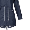 thumbnail image 4 of Imperméable Grande Taille pour Femmes, Long, à Capuche, Doublé, Coupe-Vent, Manteau de Pluie, Veste de Voyage, Vestes à Capuche pour l'Extérieur, 4 of 4