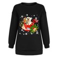thumbnail image 4 of Hauts d'Hiver Chien de Noël Pull Impression Classique Sweat en Vrac, 4 of 6