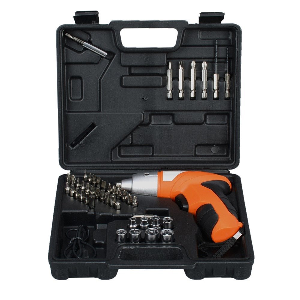 HLONK Electric Cordless Screwdriver 45-in-1 Drill Driver Screwdriver Set 3.6V Battery Power Rechargeable Screwdriver Tool