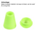 thumbnail image 4 of Unique Bargains Butée à Cloche, Verrou de Corde pour Sac à Cordon, Vert Vif Lot de 50, 4 of 5