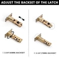 thumbnail image 3 of Front Door Lock Set with Handle, Traditional Keyed Handle Set, Easy to Install, for Home, Office, Hotel (Matte Black) - B-S122, 3 of 5