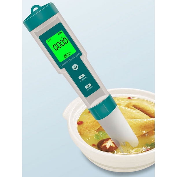 Digital PH Meter 7 In 1 PH/ORP/EC/TEMP/SALT/S.G/TDS Water Quality