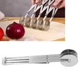 thumbnail image 2 of TIELUTT Wheel Cutter Expandable Pizza Cutter Stainless Steel Dough Japanese Kitchenware Bowls Tasty Kitchenware Set Kitchenware Set Stainless Cooking Utensils Cooking Utensils Set with Holder Stainle, 2 of 8