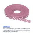 thumbnail image 3 of Uxcell Grosgrain Ribbons with White Dots Ribbon Bow Decoration Crafts Gift Wrapping Wedding Light Pink 10 Yards 3/8 Inch, 3 of 7