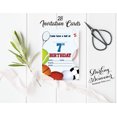 thumbnail image 3 of Darling Souvenir Blue Birthday Invitation Card 28 Pcs Fill or Write In Blank Invites Printable Party Supplies 5 x 7 Inches, 3 of 5