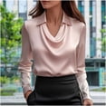 thumbnail image 1 of RKSTN Hauts pour Enseignantes Haut/chemise à Manches Longues à Col Rond Uni pour Femmes, Tenue d'École pour Enseignantes, 1 of 7