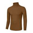 thumbnail image 2 of INSPIRE CHIC Men's Pullover Turtle Neck Long Sleeves Stretchy Slim Fit Tops, 2 of 7