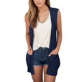 thumbnail image 1 of Cardigan à Manches Longues pour Femmes, Cardigan d'Automne à devant Ouvert avec Poches, Duster Décontracté, Chandail Cardigan Léger, 1 of 4