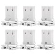 thumbnail image 3 of 6pcs Fluorescent Tube Light Socket Holder Tube Light Bracket For Home Office For Led Tube Conversion Lamp Holder Base, 3 of 4