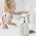 thumbnail image 1 of UsRHHA Glass Hand Soap Dispenser Bottle, Refillable Soap Dispenser for Bathroom, Reusable Lotion Shampoo Dispenser for Kitchen Countertop Sink, 1 of 6