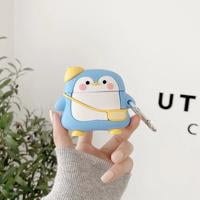 tredstone Apple wireless Bluetooth earphone protective case AirPods Pro cute penguin backpack suitable for 1/2 generation storage box