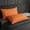 Orange, variant on JZCHUNTOY Summer Envelope Pillowcases, 2 Pieces, 1.64 x 2.17 Feet Breathable Cooling Pillow Covers, Soft Wrinkle-Resistant Pillow Protectors, for Bedroom Dorm Guest Room Bed Bedding Use