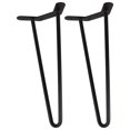 thumbnail image 3 of Shisuyan 2Pcs Table Legs Hairpin Table Legs Metal Table Legs Home Hairpins Legs Desk Accessories, 3 of 8