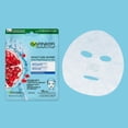 thumbnail image 2 of Garnier SkinActive Moisture Bomb Super Hydrating Sheet Mask with Pomegranate, 32 mL, 2 of 8