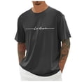 thumbnail image 1 of Puawkoer T-Shirt Surdimensionné pour Homme T-Shirts Vintage pour Homme Shorts pour Homme T-Shirt d'Été pour Homme T-Shirts à Col en V pour Homme T-Shirts pour Homme Col en V Col Rond T-Shirts à Manches Courtes pour Homme T-Shirts Graphiques pour Homme T-Shirt avec, 1 of 4