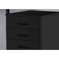 thumbnail image 2 of Monarch Specialties Filing Cabinet - 3 Storage Drawers / 2 Locking Casters - 24"H - Black, 2 of 4
