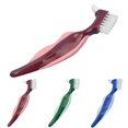 thumbnail image 2 of Denture Brush Dual Head Non-slip Handle False Teeth Toothbrush Denture Supplies, 2 of 10