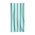 thumbnail image 1 of Green Microfiber Beach Towel Green Stripe Large Size 80X160Cm #0ROR0, 1 of 8
