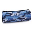 thumbnail image 1 of Pen+Gear Blue Camouflage Design Barrel Pencil Pouch, 1 of 6