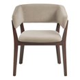 thumbnail image 1 of Blake Fauteuil en Faux Mohair Bois Naturel, 1 of 8