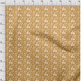 thumbnail image 4 of oneOone Polyester Spandex Tissu Jaune Géométrique Matière de Robe Tissu Imprimé Tissu au Mètre 56 Pouces de Large, 4 of 5
