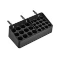 thumbnail image 4 of yuksok Battery Storage Box Container Wall Mount Divided Battery Holder Wall-mounted Bracket for Garage Workshop Home Office Tabletop Black, 4 of 7