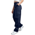thumbnail image 2 of EGNMCR T-Shirts pour Femmes Femmes Manches Courtes Col en V Hauts Blouse d'Uniforme de Travail, 2 of 9