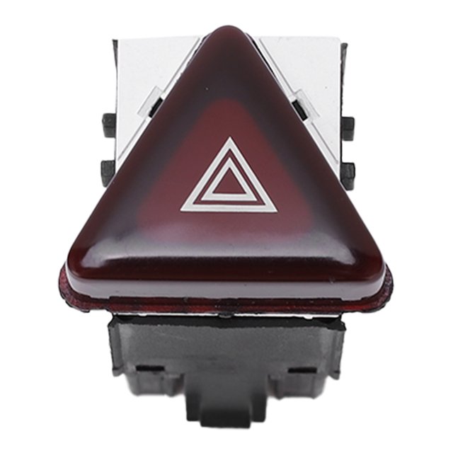 Commutateur de Flash d'Urgence d'Avertissement, Installation Facile Léger Robuste 18G953509 Rouge Foncé de Remplacement pour MK5 pour les Accessoires d'Intérieur de Voiture