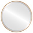 thumbnail image 1 of Miroir Rond Encadré Singapore - Peinture Dorée - 31 Pouces x 31 Pouces, 1 of 7